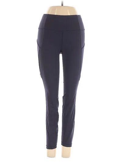 Pre-owned Lululemon Athletica Active Pants In Blue