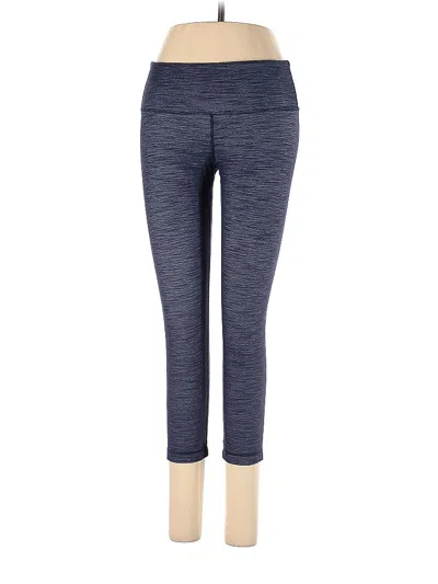 Pre-owned Lululemon Athletica Active Pants In Blue