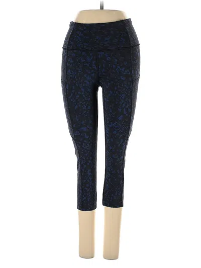 Pre-owned Lululemon Athletica Active Pants In Blue