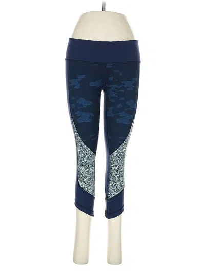 Pre-owned Lululemon Athletica Active Pants In Blue