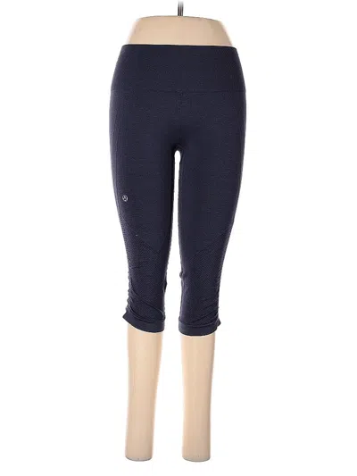 Pre-owned Lululemon Athletica Active Pants In Blue