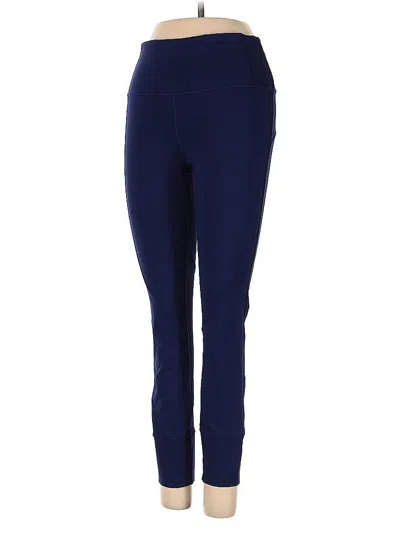 Pre-owned Lululemon Athletica Active Pants In Blue