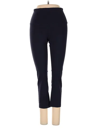 Pre-owned Lululemon Athletica Active Pants In Blue