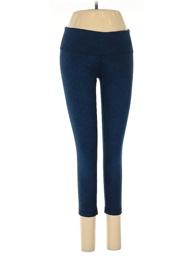 Pre-owned Lululemon Athletica Active Pants In Blue