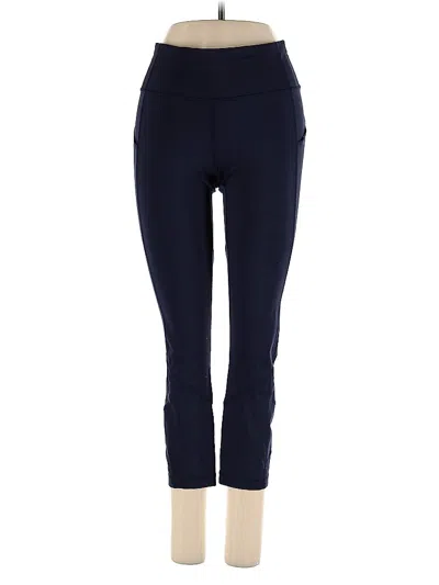 Pre-owned Lululemon Athletica Active Pants In Blue