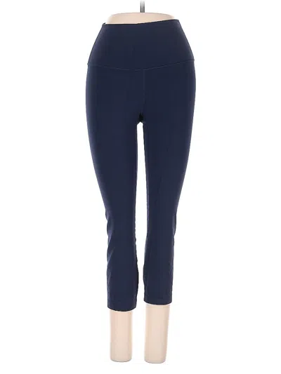 Pre-owned Lululemon Athletica Active Pants In Blue
