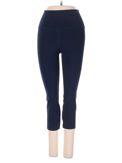 Pre-owned Lululemon Athletica Active Pants In Blue