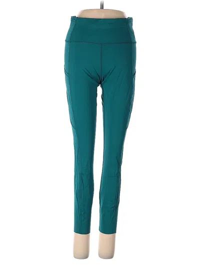 Pre-owned Lululemon Athletica Active Pants In Blue