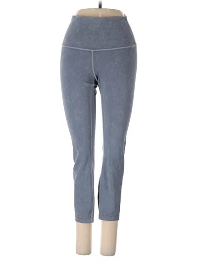 Pre-owned Lululemon Athletica Active Pants In Blue