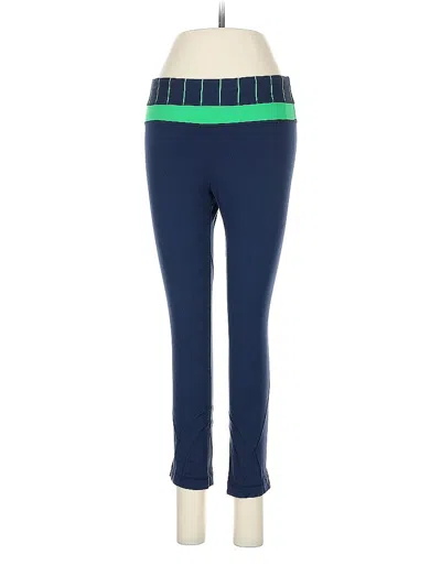 Pre-owned Lululemon Athletica Active Pants In Blue