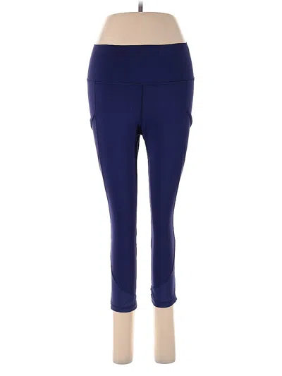 Pre-owned Lululemon Athletica Active Pants In Blue