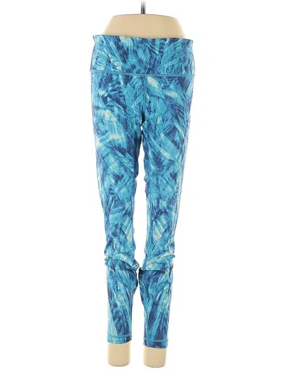 Pre-owned Lululemon Athletica Active Pants In Blue