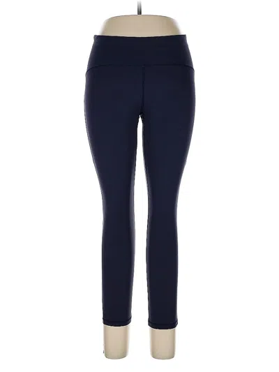 Pre-owned Lululemon Athletica Active Pants In Blue