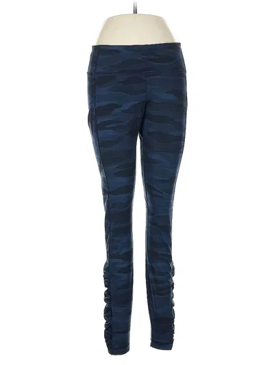 Pre-owned Lululemon Athletica Active Pants In Blue