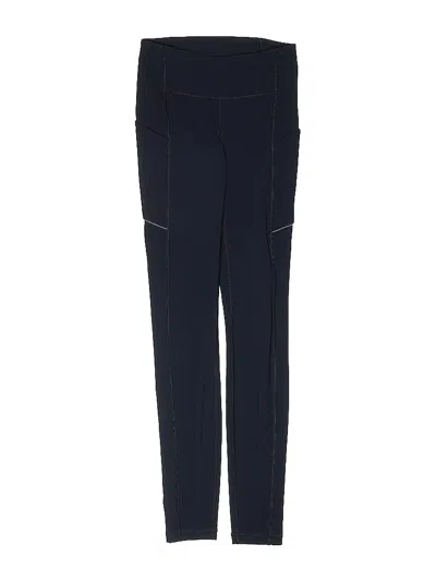 Pre-owned Lululemon Athletica Active Pants In Blue