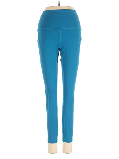 Pre-owned Lululemon Athletica Active Pants In Blue