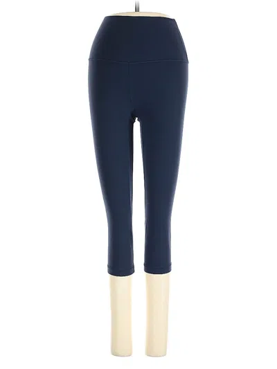 Pre-owned Lululemon Athletica Active Pants In Blue