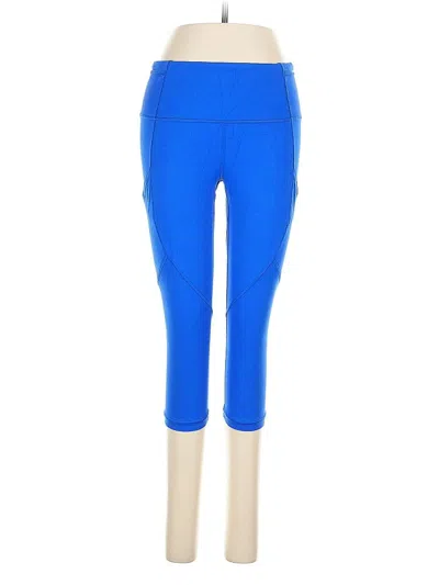 Pre-owned Lululemon Athletica Active Pants In Blue