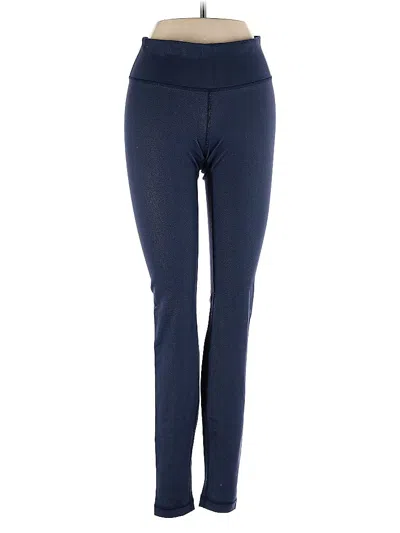 Pre-owned Lululemon Athletica Active Pants In Blue