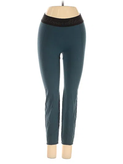 Pre-owned Lululemon Athletica Active Pants In Blue