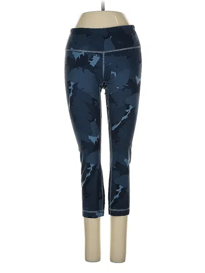 Pre-owned Lululemon Athletica Active Pants In Blue