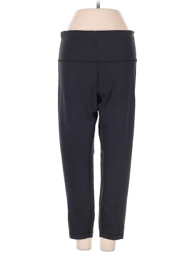 Pre-owned Lululemon Athletica Active Pants In Blue