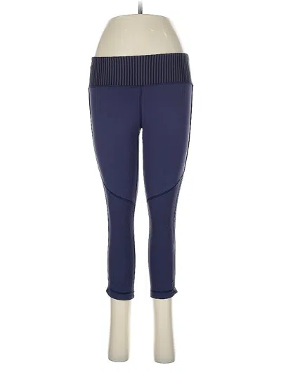 Pre-owned Lululemon Athletica Active Pants In Blue