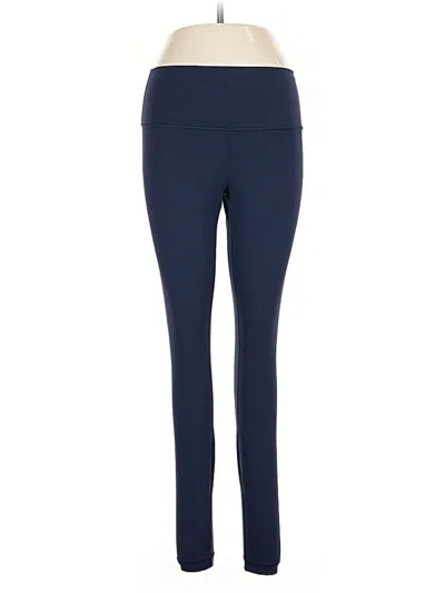 Pre-owned Lululemon Athletica Active Pants In Blue