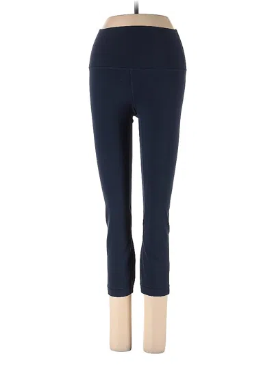 Pre-owned Lululemon Athletica Active Pants In Blue
