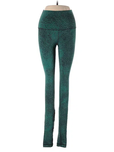 Pre-owned Lululemon Athletica Active Pants In Blue