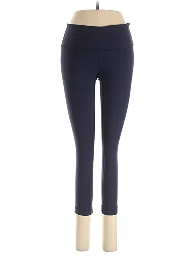 Pre-owned Lululemon Athletica Active Pants In Blue