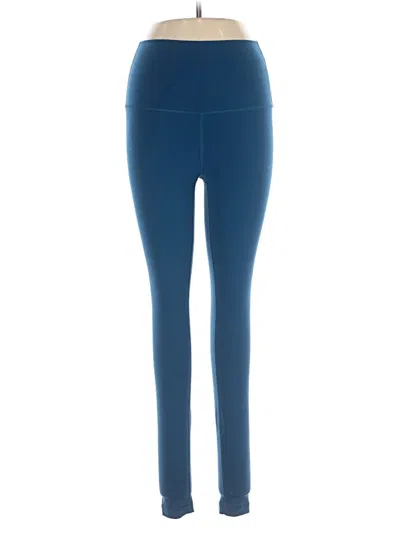 Pre-owned Lululemon Athletica Active Pants In Blue