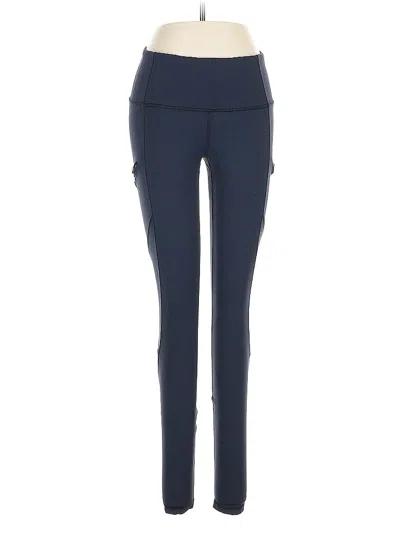 Pre-owned Lululemon Athletica Active Pants In Blue