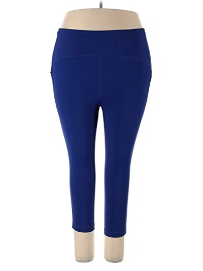 Pre-owned Lululemon Athletica Active Pants In Blue