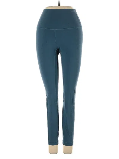 Pre-owned Lululemon Athletica Active Pants In Blue