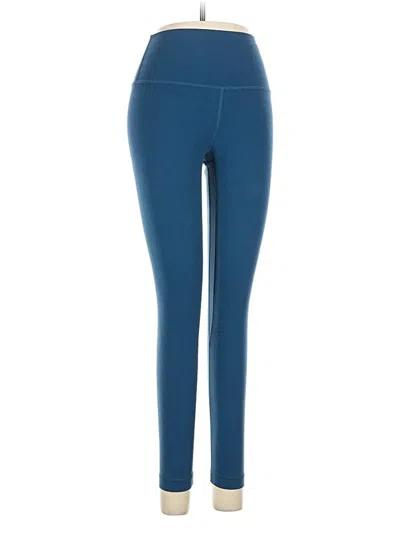 Pre-owned Lululemon Athletica Active Pants In Blue