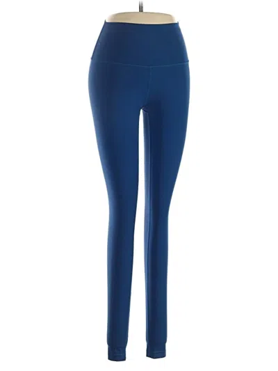 Pre-owned Lululemon Athletica Active Pants In Blue