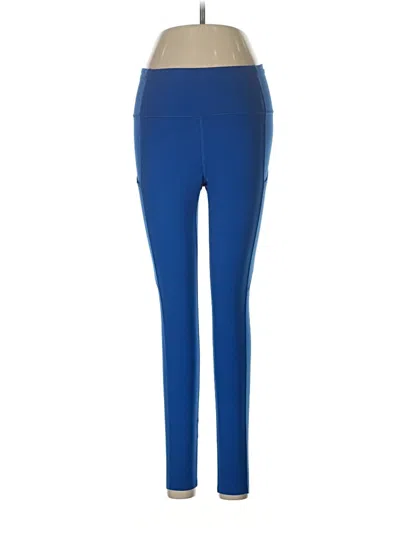 Pre-owned Lululemon Athletica Active Pants In Blue