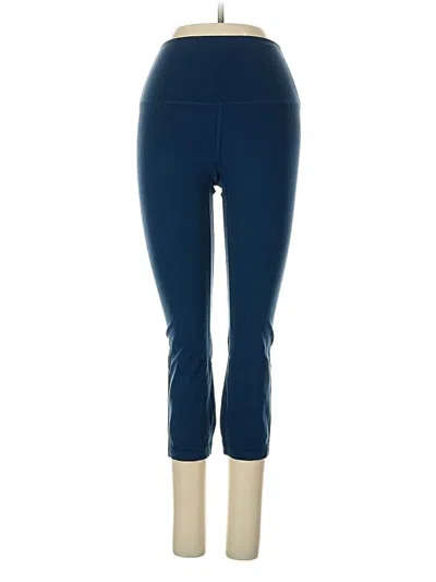 Pre-owned Lululemon Athletica Active Pants In Blue