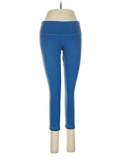 Pre-owned Lululemon Athletica Active Pants In Blue