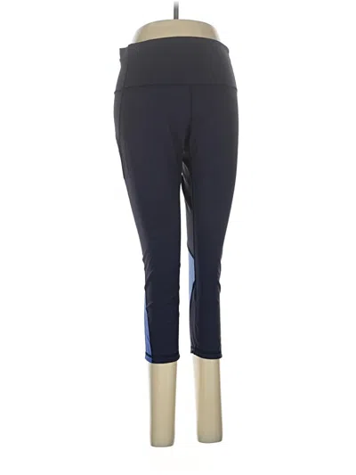 Pre-owned Lululemon Athletica Active Pants In Blue