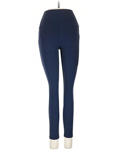 Pre-owned Lululemon Athletica Active Pants In Blue