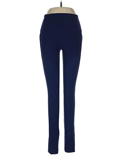 Pre-owned Lululemon Athletica Active Pants In Blue