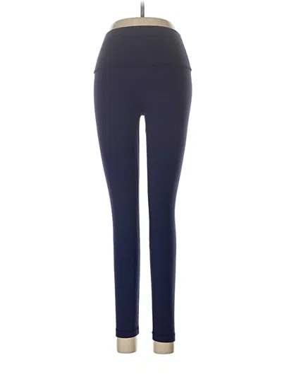 Pre-owned Lululemon Athletica Active Pants In Blue