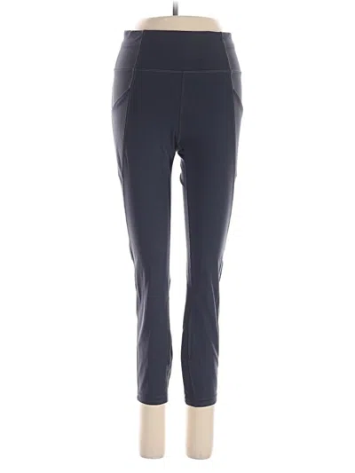 Pre-owned Lululemon Athletica Active Pants In Blue