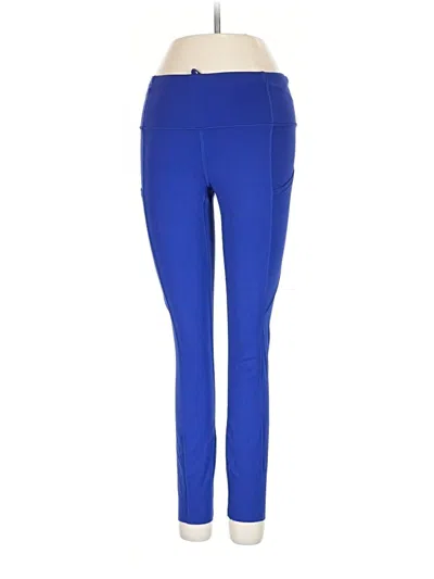 Pre-owned Lululemon Athletica Active Pants In Blue
