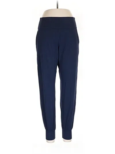 Pre-owned Lululemon Athletica Active Pants In Blue