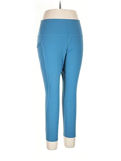 Pre-owned Lululemon Athletica Active Pants In Blue