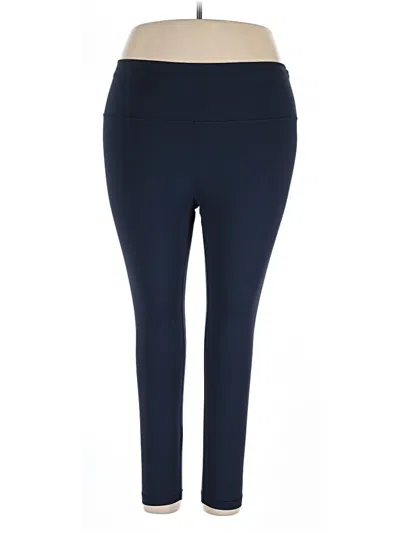 Pre-owned Lululemon Athletica Active Pants In Blue