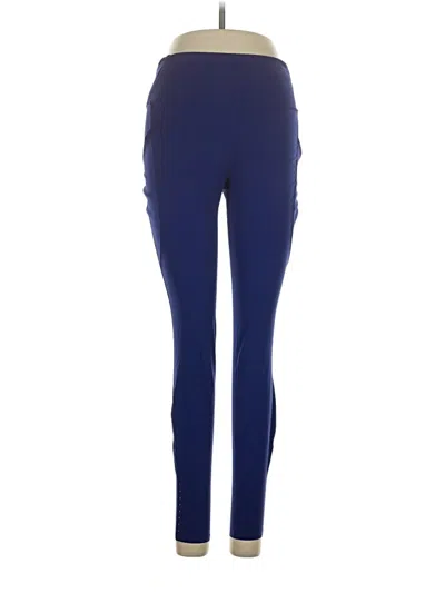 Pre-owned Lululemon Athletica Active Pants In Blue